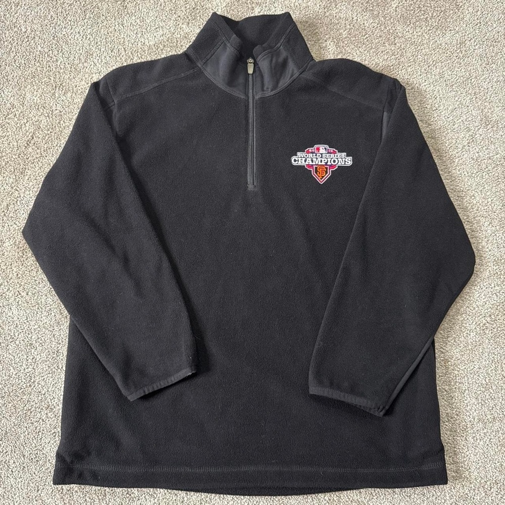 2016 San Francisco Giants World Series Champions Quarter Zip Sweatshirt XL